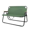 Camp Furniture Outdoor 2 Person Camping Chair Folding Leisure Double Persons Backrest Portable Ultralight Family Picnic Beach Nap