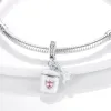 Koraliki ze srebra próby 925 charms fit pandora charm Bransoletka Filiżanka Kawy Słuchawki Kamera Czajniczek charm set Wisiorek