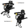 Sillines de bicicleta de seguridad para niños, asiento de bicicleta delantero para bebés, sillín para niños con pedales, soporte de respaldo para MTB Road 230621