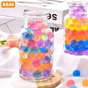 Decoratieve objecten Beeldjes 500 stks Grote Kristal Bodem Modder Water Kralen Bloemen Groeiende Hydrogel Ballen Voor Home Decor Ingemaakte Bruiloft Kinderen Kinderen Speelgoed 230621