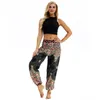 Pantaloni Boemia da donna Indie Folk Thai Long Lantern Pants Elastico in vita Allentato Summer Soft Yoga