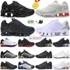 OG SHOX TL RIDE 2 MEN RAUNCH SHOY OZ 301 트리플 흰색 블랙 핑크 블루 회색 여성 남성 메탈릭 실버 트레이너 야외 스포츠 스니커즈 워킹 조깅