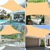 Skugga 5x3m/4x3m vattentät stort solskydd Sunshade Protection Outdoor Canopy Garden Patio Pool Sail Sail Awning Camping Shade Net 230621