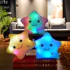 Plush Light - Up Toys 40cm Creative Toy Luminous Pillow Soft Syled Plush Glowing Colorful Stars Cushion LED Light Toys Gift For Children Children Girls Girls Girls 230621