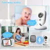 Baby Monitor Camera VB603 Video Baby Monitor 2.4G Mother Kids Two-way Audio Night Vision Video Surveillance Cameras With Temperature display Screen 230621