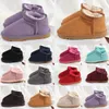 Austrália Mini Sapatos Infantis Clássico Botas Infantil Meninas Tênis Designer Bebê Criança Meninos Bota Juvenil Infantil Sapato Infantil Castanha Vermelho Preto Cravo Tidal Wave