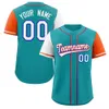 Andra sportartiklar Personlig anpassad baseball Jersey Streetwear Anpassad baseballtröja för ditt namn Nummer Male Women Child Any Style Color 230621