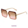 Großhandel Designer H Home Sonnenbrillen zum Verkauf Mode Frauen I Wort Dekoration Sonnenbrille UV-beständig neu mit Geschenkbox