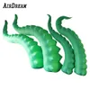 Bras de tentacules de ballon de jambes de poulpe gonflable vert pour la décoration de fête de vacances