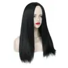 Remy Human Hair Wig Silkesly Straight Wigs Pixie Cut Natural Black 130% Density Ingen spets peruk för kvinnor