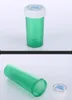 Pop Top Poussez et tournez le récipient de flacon en plastique acrylique Stroage Stash Jar Pill Bottle Case Box Herb Smoking Pipes 10D 13D 16D 20D 30D 40D 60 Dram