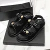 Designer CCity Sandalen Mode Channel Heels Slide Platform Slippers Vrouw Channel Flip Flops Schoenen Leer 541