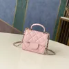 Designer tassen spiegel kwaliteit klassieke mini crossbody tassen schoudertassen echt leer de draagtassen luxe kanaaltas modeketen tassen dames handtas met spiegel