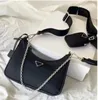 Bolsos de hombro de nailon fashionreedition, bolsos de alta calidad, superventas, billetera para mujer, marca de lujo, bandolera, monederos hobo, bolsos triad