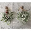 Decoratieve Bloemen Simulatie Kerst Maretak Ornamenten DIY Handcraft Bruiloft Familie Party Plant Woondecoratie Accessoires