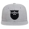 Beanies Beanie/Skull Caps Men's Casual Beard broderad baseballmössa