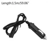 Dinnerware Sets 220V 12V Electric Lunch Box Power Cord For Car Use Heated Lunchbox EU US Plug Adapter Home