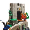 W magazynie 10305 Lion King Knights Medieval Castle Model Building Builds Zespół Cegły ustawiają zabawki dla dzieci Prezenty zabawkowe Święta Bożego Narodzenia