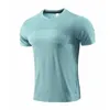 LU T-shirt per sport sul ghiaccio ad alta elasticità Tuta da fitness da corsa ad asciugatura rapida da uomo Nylon traspirante Sottile Estate 4XL Maglia a maniche corte extra large