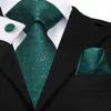 Papillon Hi-Tie Silk 20 Styles For Men Novità Hanky Gemelli Set Cravatta da uomo Cravatta rossa formale Cravatta da lavoro da sposa