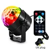 Ljudaktiverade festlampor RGB Disco Ball Light, Remote Control Strobe Lighting, Stage Par Light for Dance Parties Bar Christmas Wedding Show Club Home