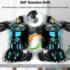 One Key Vervorming Simulatie RC Auto Gebaar Sensing Robocar 360 Graden Rotatie Drift Dansen Licht Anti-val Elektrisch Speelgoed