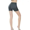 Pantaloncini attivi 2023 Womens Gym Yoga Stretch Slim Dance Cycle Sport Fitness Mini Tinta unita Vita alta