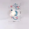 Appliques murales Style jardin bleu fer lumières salon chambre lampe chevet méditerranéen européen pour luminaires à la maison