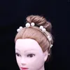 Hair Clips Korean Bride Pearl Sen Series 2023 Band Fairy Beauty Evening Wear Female Japanese And Gilded Po Accessor