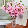 Decorative Flowers Artificial Flower Bouquet Lily Girasol Fake For Vase Bridal Wedding Party Room Decor Desktop Ornament Supplies