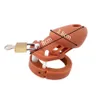 FRRK Chastity Lock Men's Cage Device Multi Color Sconto del 75% Vendite online