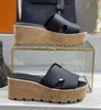 Zomer sandaal wedges flats wedge slipper sandalen Hoge Hakken Slippers Schoenen Platform Rubber Sandaal Leer Shoal Casual 35-43