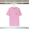 Women's Blouses Shirts designer womens moschino tshirt summer italian luxury brands new tees cartoon bear loose cotton round neck 24031810