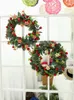 装飾花のクリスマスデコレーション玄関のためのベリーパインリースハロウィーンチェリーの装飾