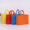 Storage Bags Women Foldable Shopping Bag Reusable Eco Unisex Fabric Non-woven Shoulder Tote Grocery Large Pouch