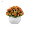 Decoratieve bloemen Kunstmatige potplant Realistisch uitziende Bonsai Gypsophila Model Desktop Ornament