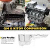 PQY For LS Swap Conversion Oil Pan Retrofit Kit Low Profile LS1 LS2 LS3 LS6 4.8 5.3 6.0L PQY-KIT09