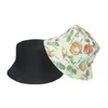 Berets Summer Entables Graffiti Print Bucket Hats для девочек модные хип -хоп Sun Ship Шляпа Мужчина Женщины Рыбак Кэп -мальчик Панама Горрос