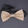 Bow ties Fashion Unisex Shining Golden Men Formale Bowknot Neckie Krawatte Mash Kids Business Wedding Wedding Wedding Bowtie Party Christmas Gifts