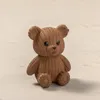 1 Stücke Beliebte Kunststoff Teddybär Miniatur Fee Garten Ostern Tier Figuren Party Geschenk Hause Dekoration Zubehör