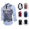 Heren Vesten Britse Stijl Mode Double Breasted Slim Fit Vest Voor Mannen Business Casual Dagelijkse Kleding Feestpak Vest