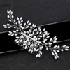 Grampos de cabelo noiva hairpin casamento pente para mulheres strass pérola lado tiaras moda princesa hairband jóias decoração