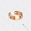 designer ring for women love ring Titanium Steel Diamond Ring Gold-Plated Never Fading Non-Allergic Gold Ring; Store 21491608261E