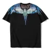 Chaopai Mb Wing Men's and Women's T-shirt Marcelo Classic Printed Feather Short Sleeve Summerbfy3 23