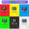 Mini Video Games Party Favors Keychain Toys Multi Colors Gamepad Decoration Toy Keychains for Backpack Birthday School Supplies Key Chains for Kids Gift