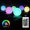 Glow Ball Light 3,15 pouces lumières LED piscine étanche jardin coloré changement de couleur