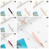 Big Diamond Empty Barrel Pen Creative DIY Handcraft Refillable Ballpoint Pens With Diamonds School Office Writing Business Pen TH0245