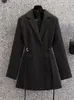 Women Coats Fashion Chic Slim Waist Women Solid Blazer Elegant Office Wear Single Button Female Suit Jacket 2023 Spring Blazer Women Jacket