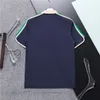 Herrpolo T-shirt Designer Alfabetet Emagroderi Tre färg Fashion Stitching Men's T-shirt Högkvalitativ T-shirt Kort ärm Luxury T-shirt M-3XL