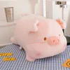 35/50/70cm Squishy Pig Large Szie Stuffed Doll Lying Plush Piggy Toy Animal Soft Plushie Pillow for Kids Baby Comforting Friend Birthday Gift 2149